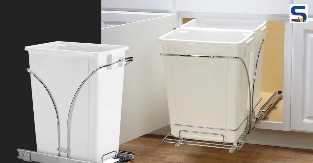 Built in Trash Containers